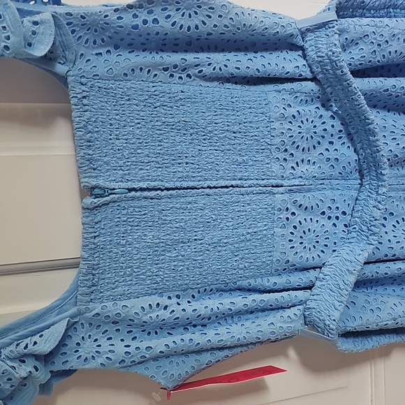 NWT Lilly Pulitzer Ryann Shift in Frenchie Blue Kaleidoscope Eyelet - Picture 12 of 14